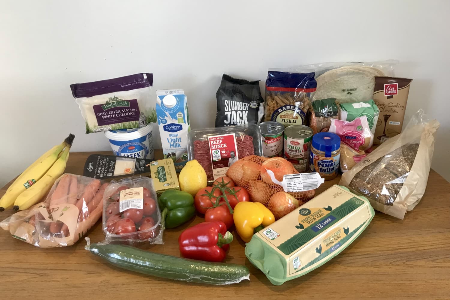 What a Family of 3 in Ireland Spends on Groceries for the Week