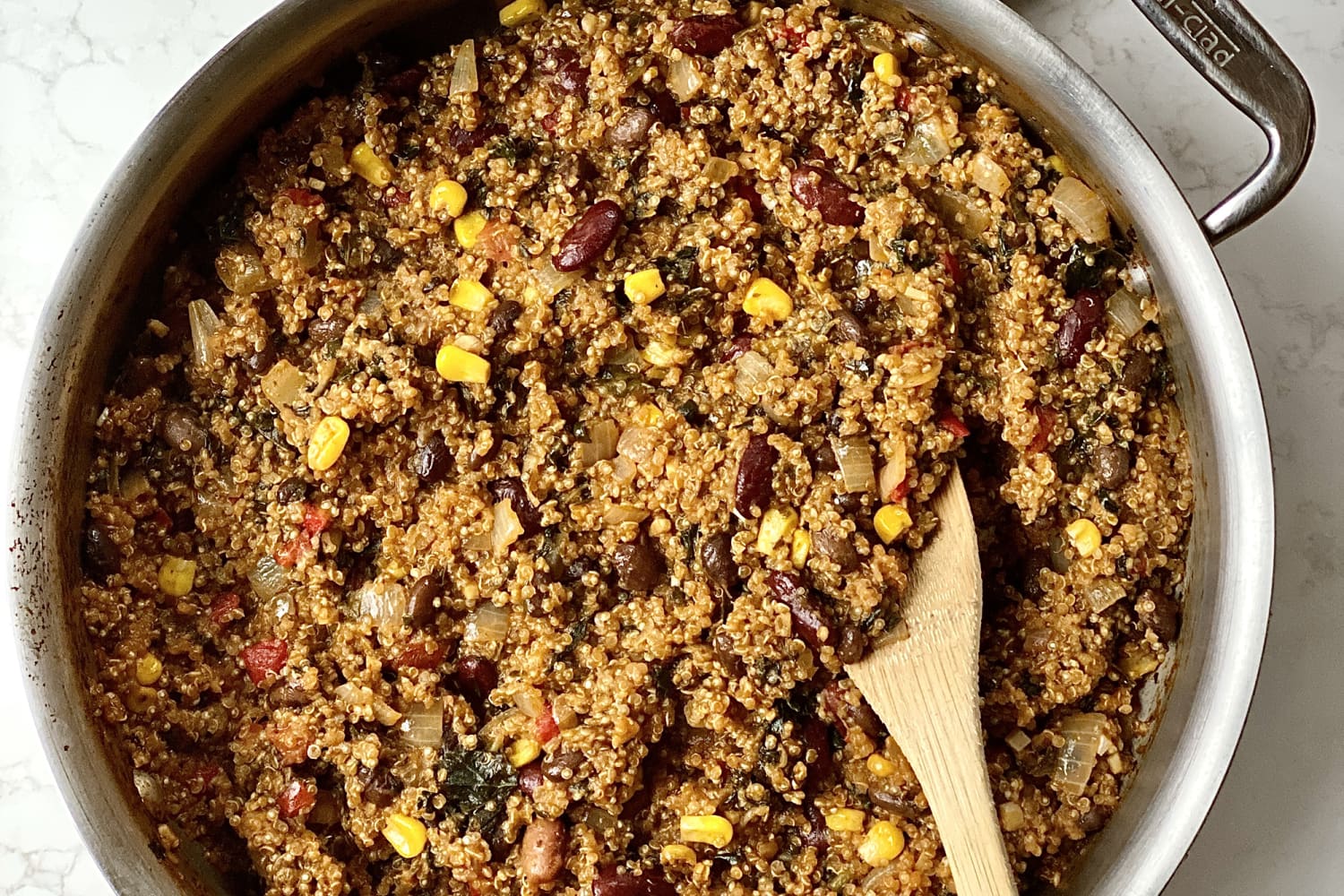 CaribbeanStyle Beans and Greens Quinoa Skillet Recipe The Kitchn