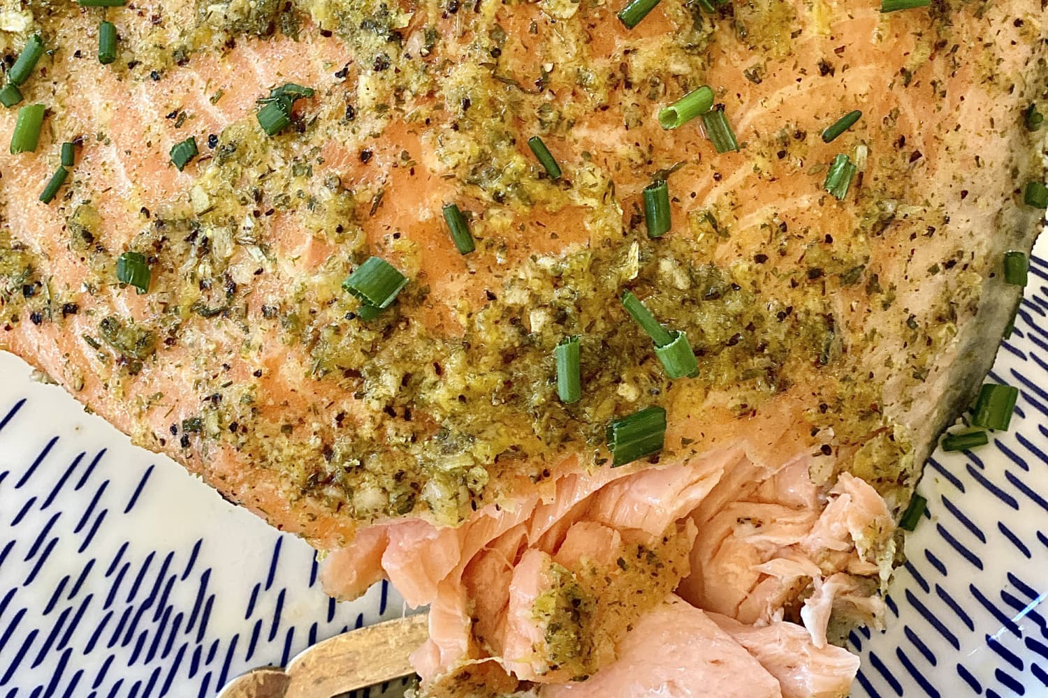 SlowRoasted Green Goddess Salmon Recipe The Kitchn