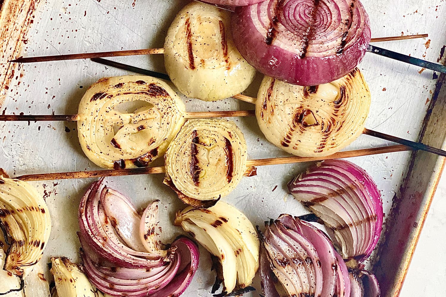 Grilled Onions Recipe (Wedges and Rounds) The Kitchn