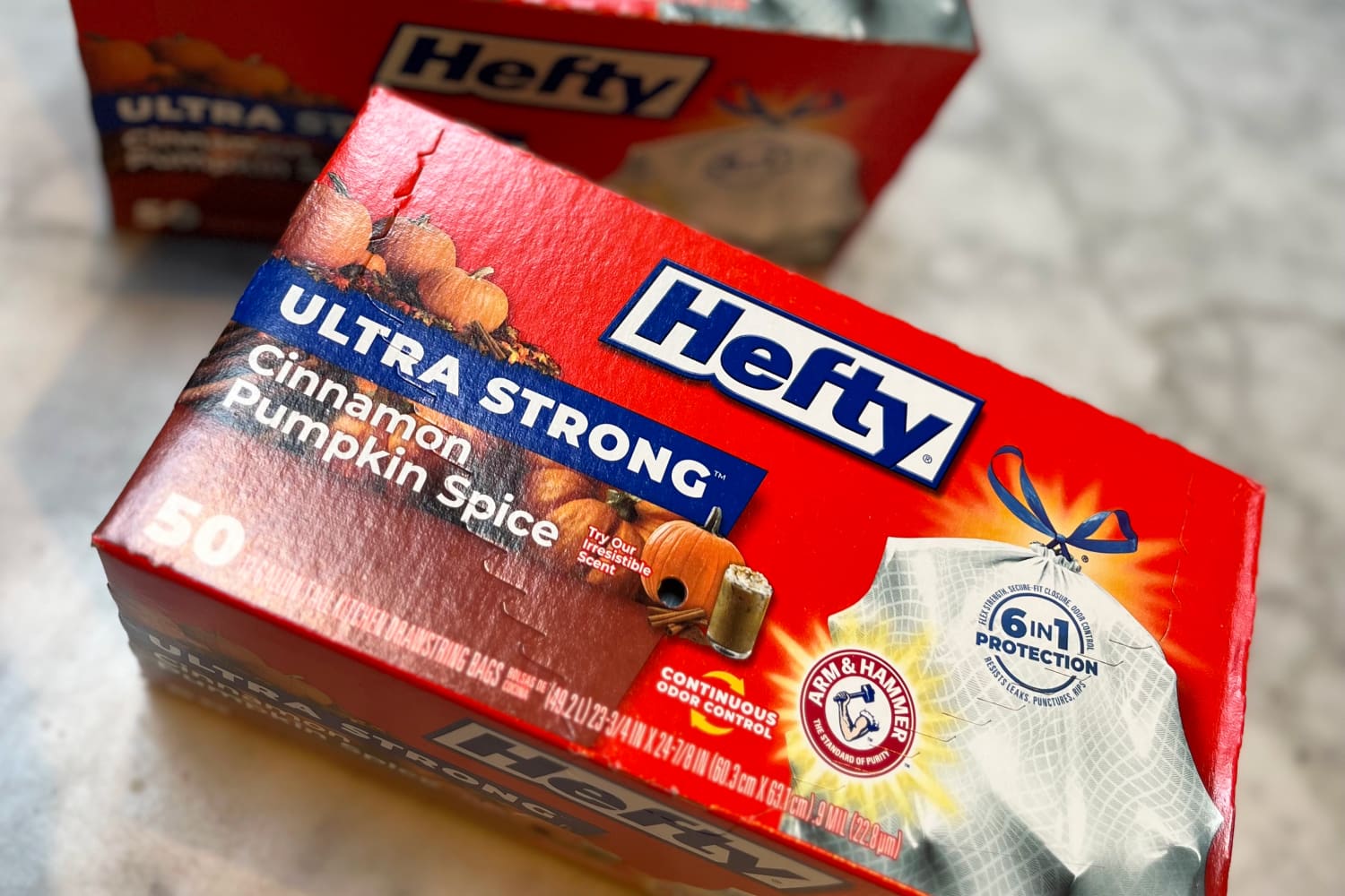 Hefty Cinnamon Pumpkin Spice Trash Bag Review 2023 The Kitchn