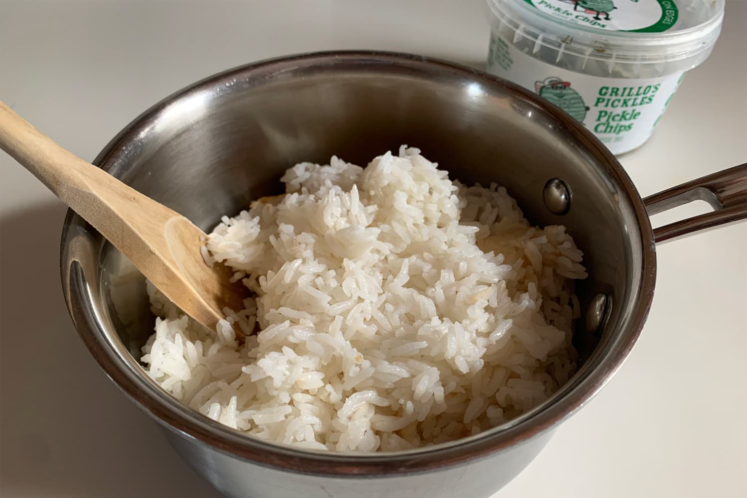 I Cooked Rice in Pickle Juice and It's Bizarrely So Good | The Kitchn