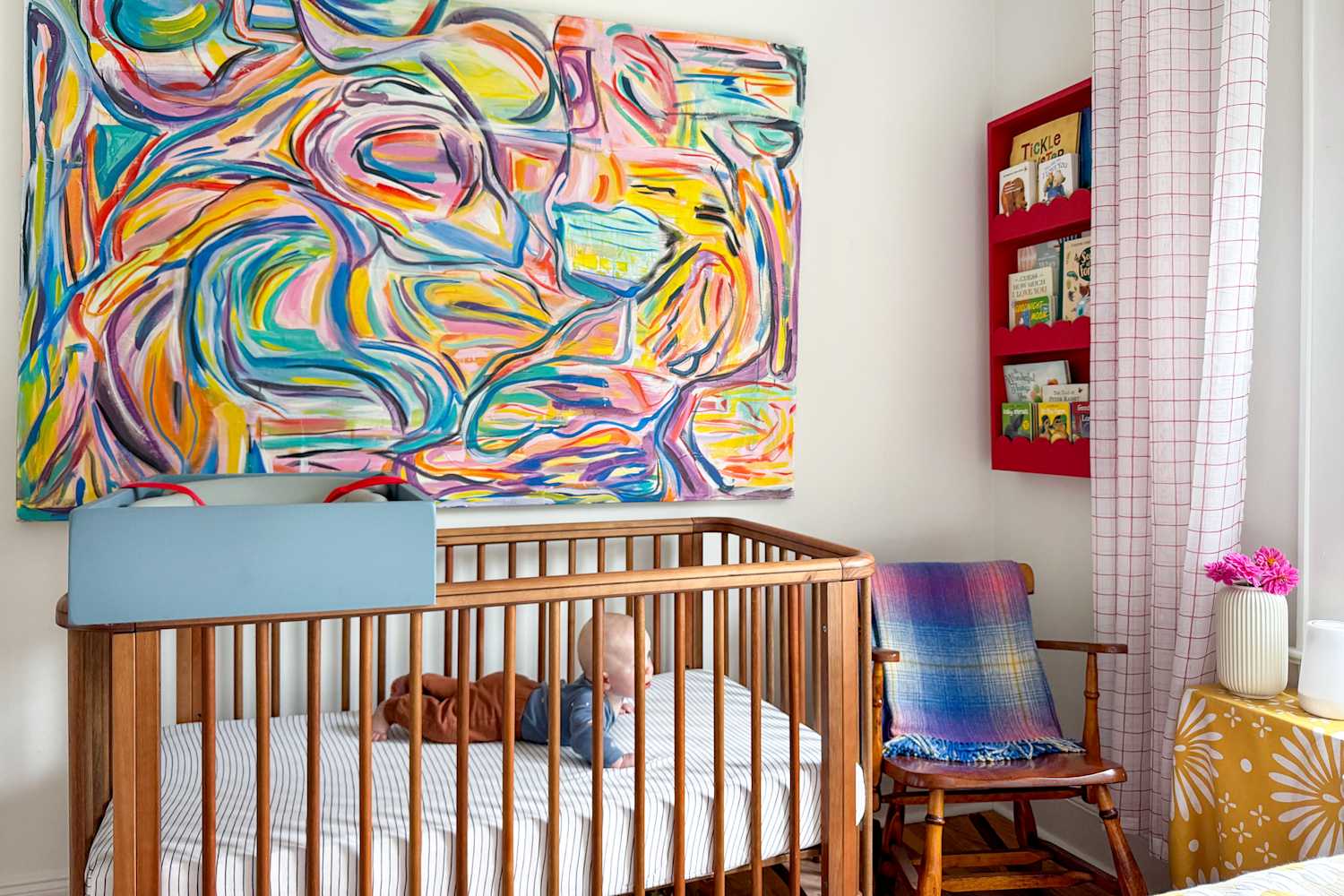 Painting nursery furniture top