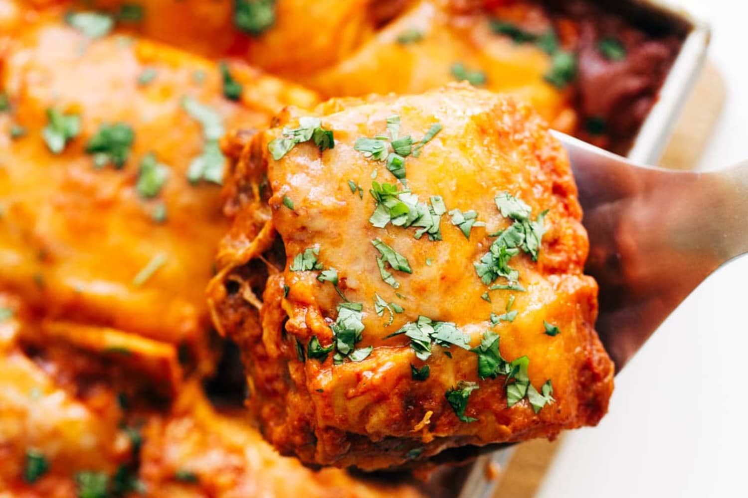 Chicken Enchilada Casserole Pinch of Yum The Kitchn