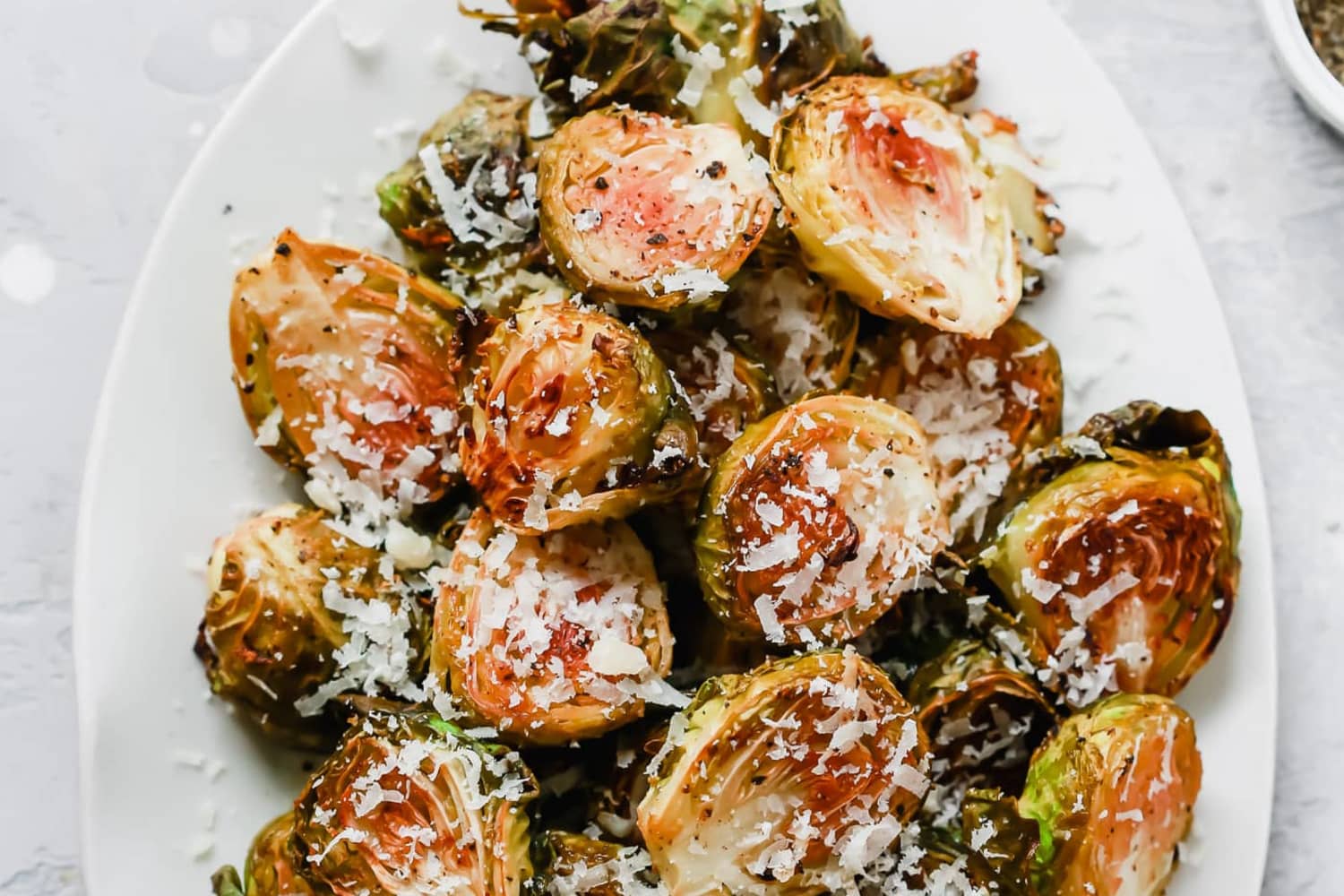 Garlic Parmesan Roasted Brussels Sprouts Recipe Primavera Kit The Kitchn