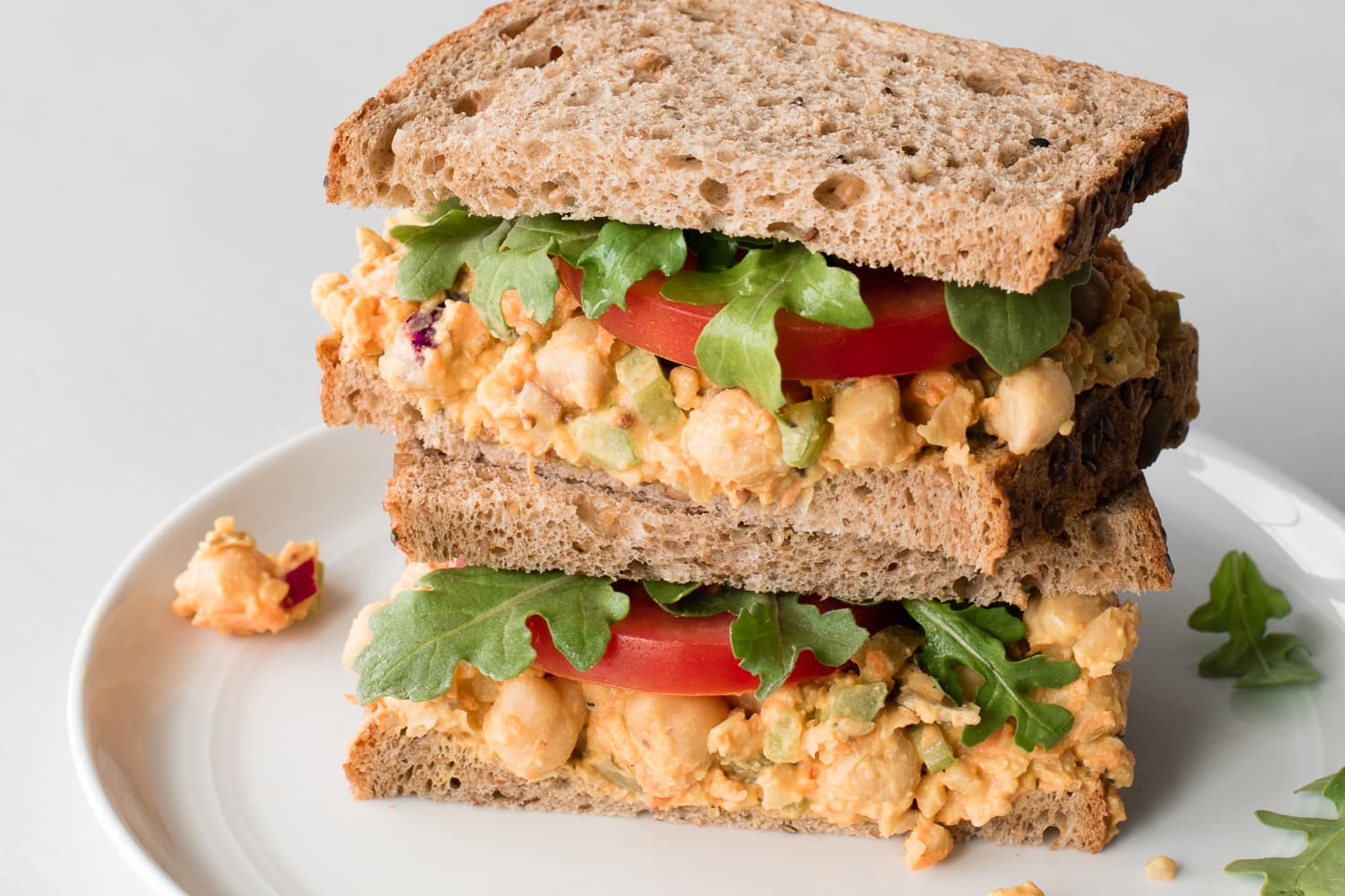 Smashed Chickpea Salad Sandwiches The Kitchn
