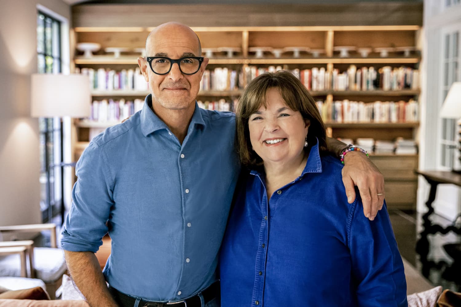 Stanley Tucci Makes Ina Garten Her First Martini – And Her Reaction Is So Wholesome