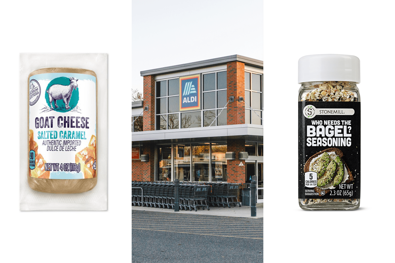Aldi Finds October 2019 Everything Bagel Salted Caramel Goat Cheese The Kitchn