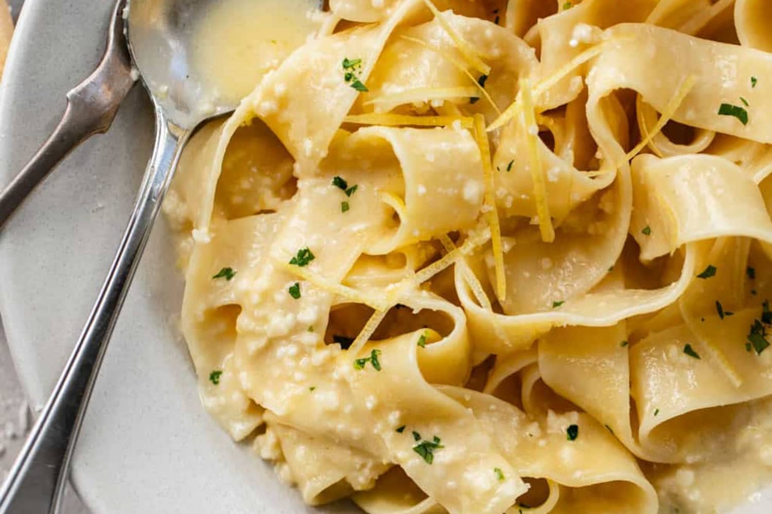 Creamy Lemon Pasta Family Style Food The Kitchn