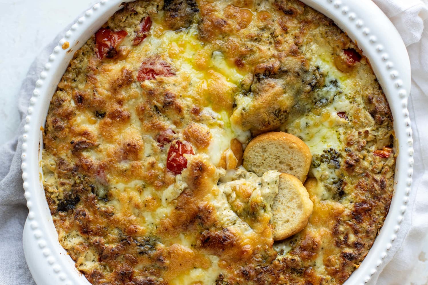 Pesto Chicken Dip Recipe How Sweet Eats The Kitchn