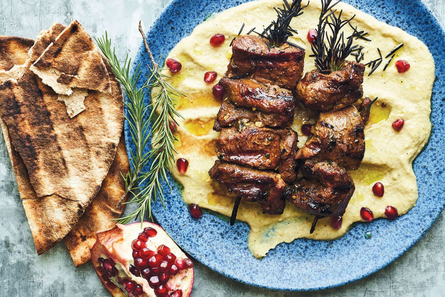 Rosemary Lamb Kebabs with Smoky Eggplant Recipe The Kitchn