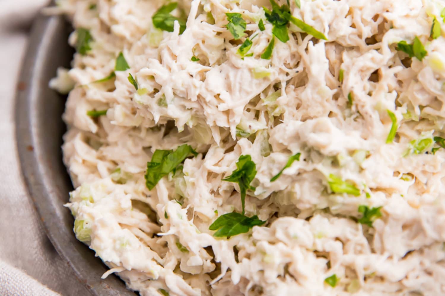Costco-Style Shredded Chicken Salad Recipe - 40 Aprons | The Kitchn