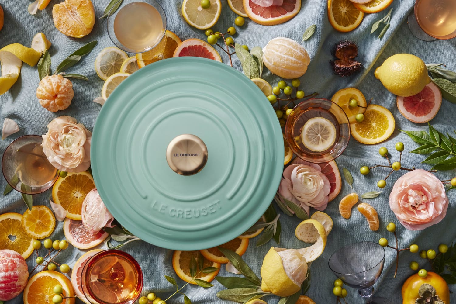 Le Creuset New Color Launch March 2024 Sage The Kitchn
