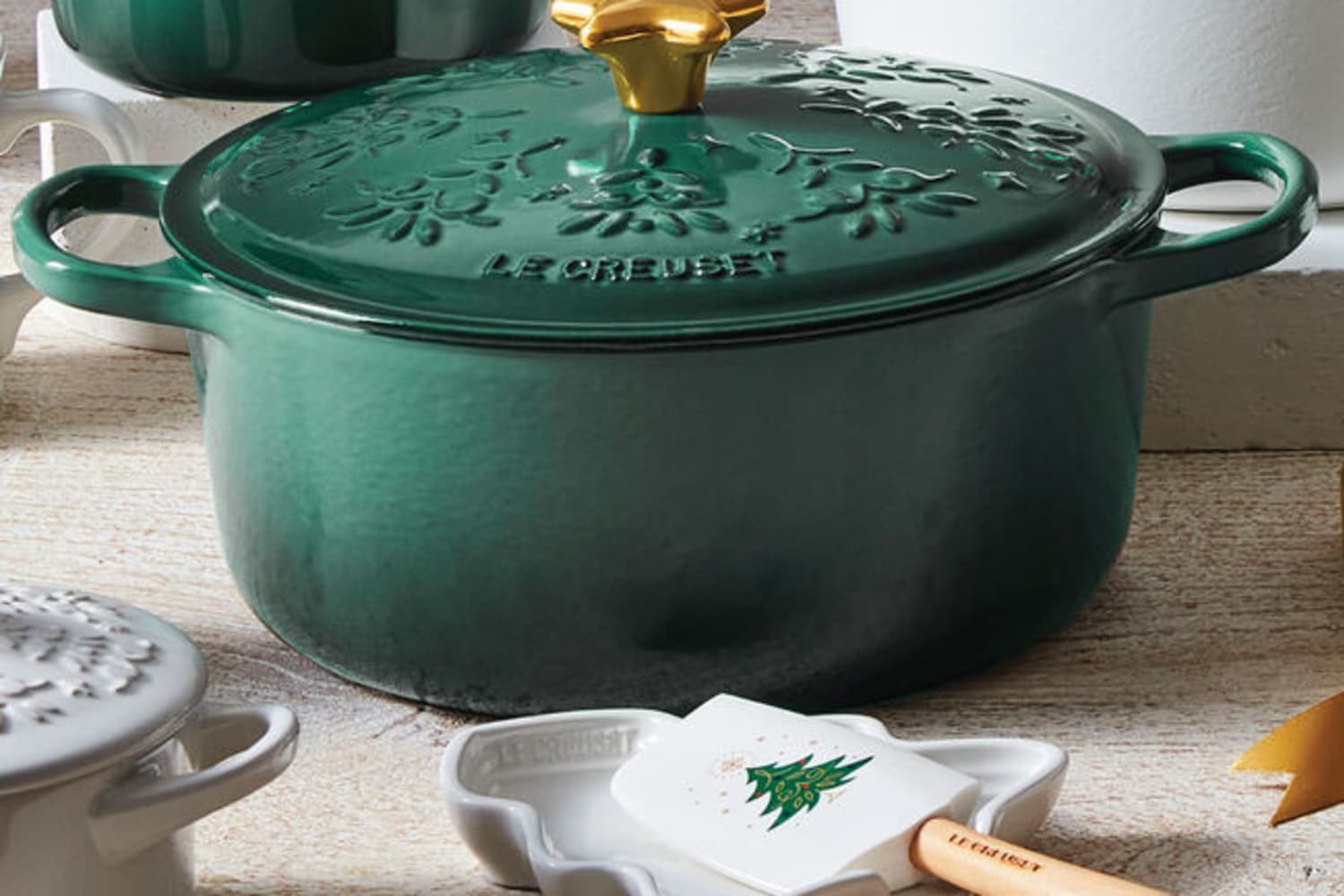 Le Creuset’s Festive Holiday Collection Is 20% Off for a Limited Time and Pieces Are Selling Fast