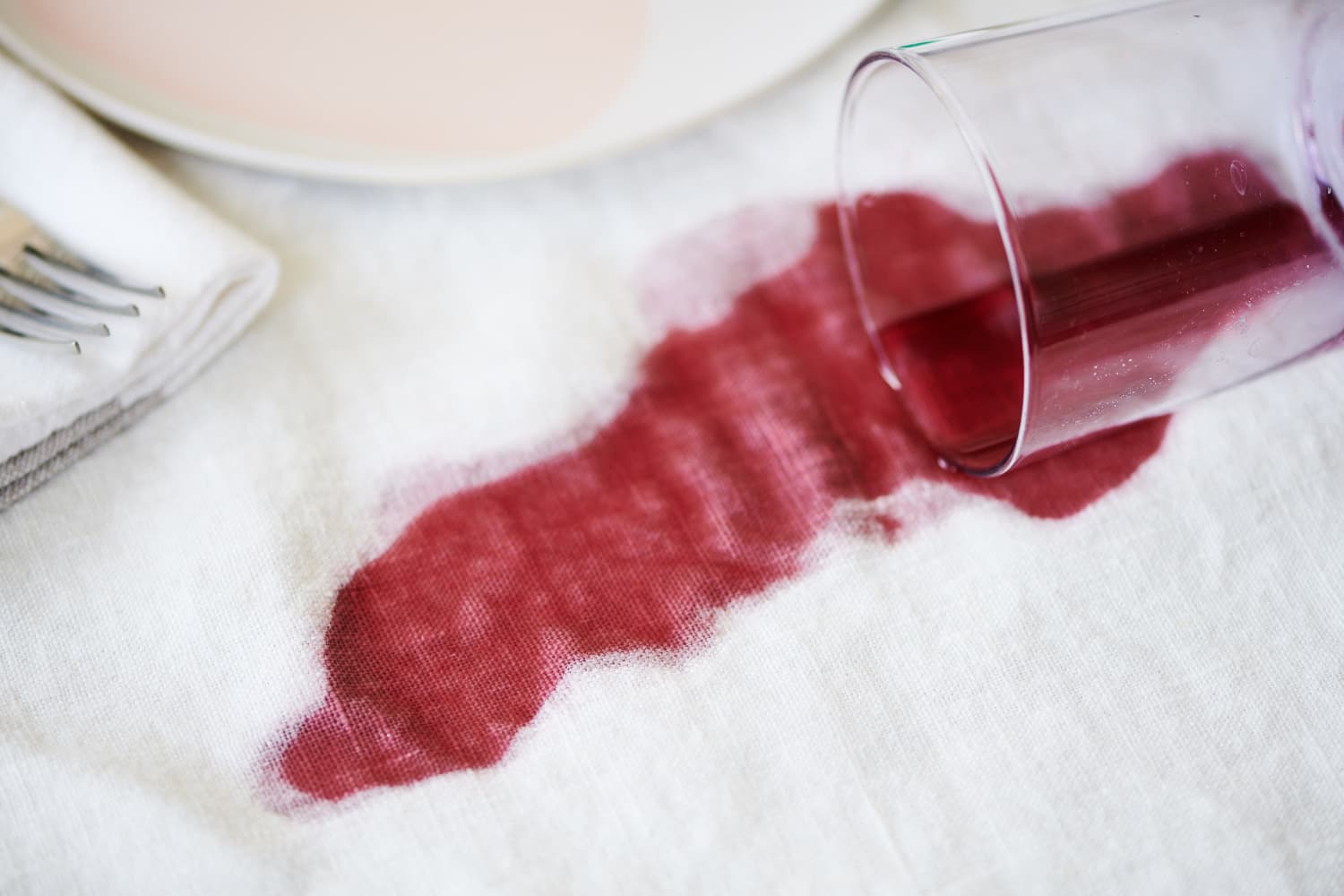 Red wine hot sale stain