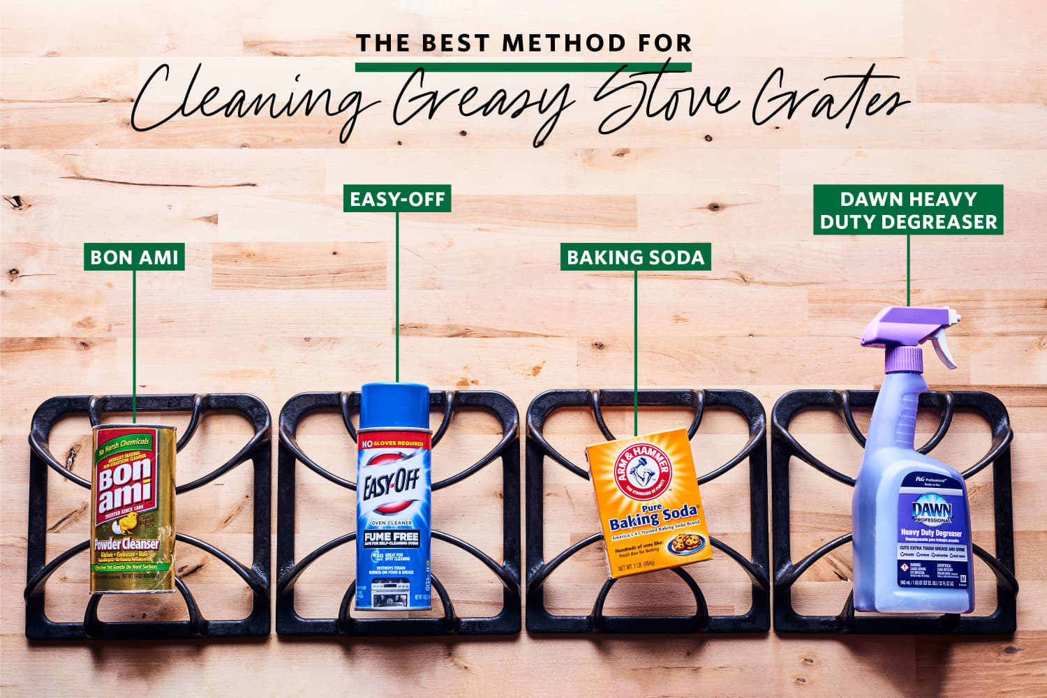 Best Way to Clean Enameled Stove Grates Cubby