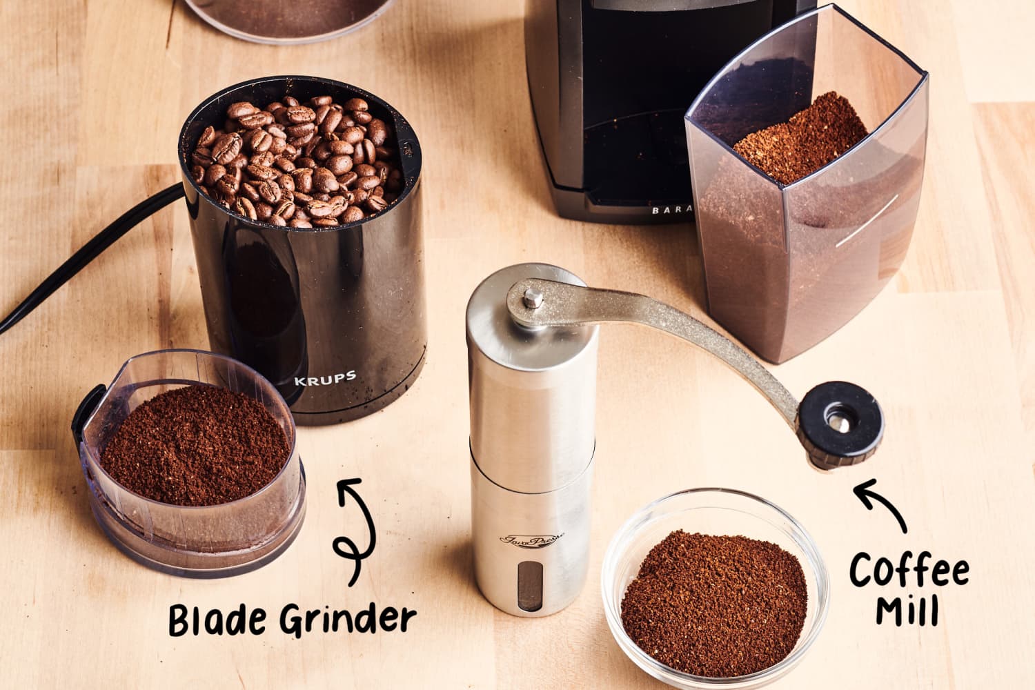 Grinding coffee beans at home clearance