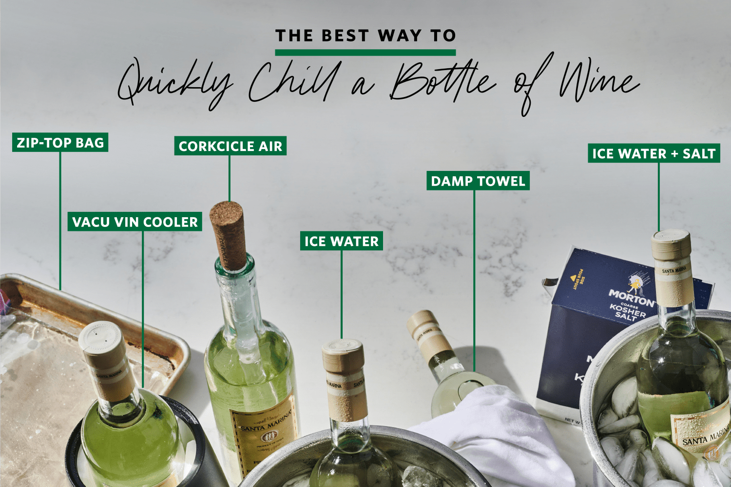 The Best Way to Quickly Chill a Bottle of Wine Kitchn