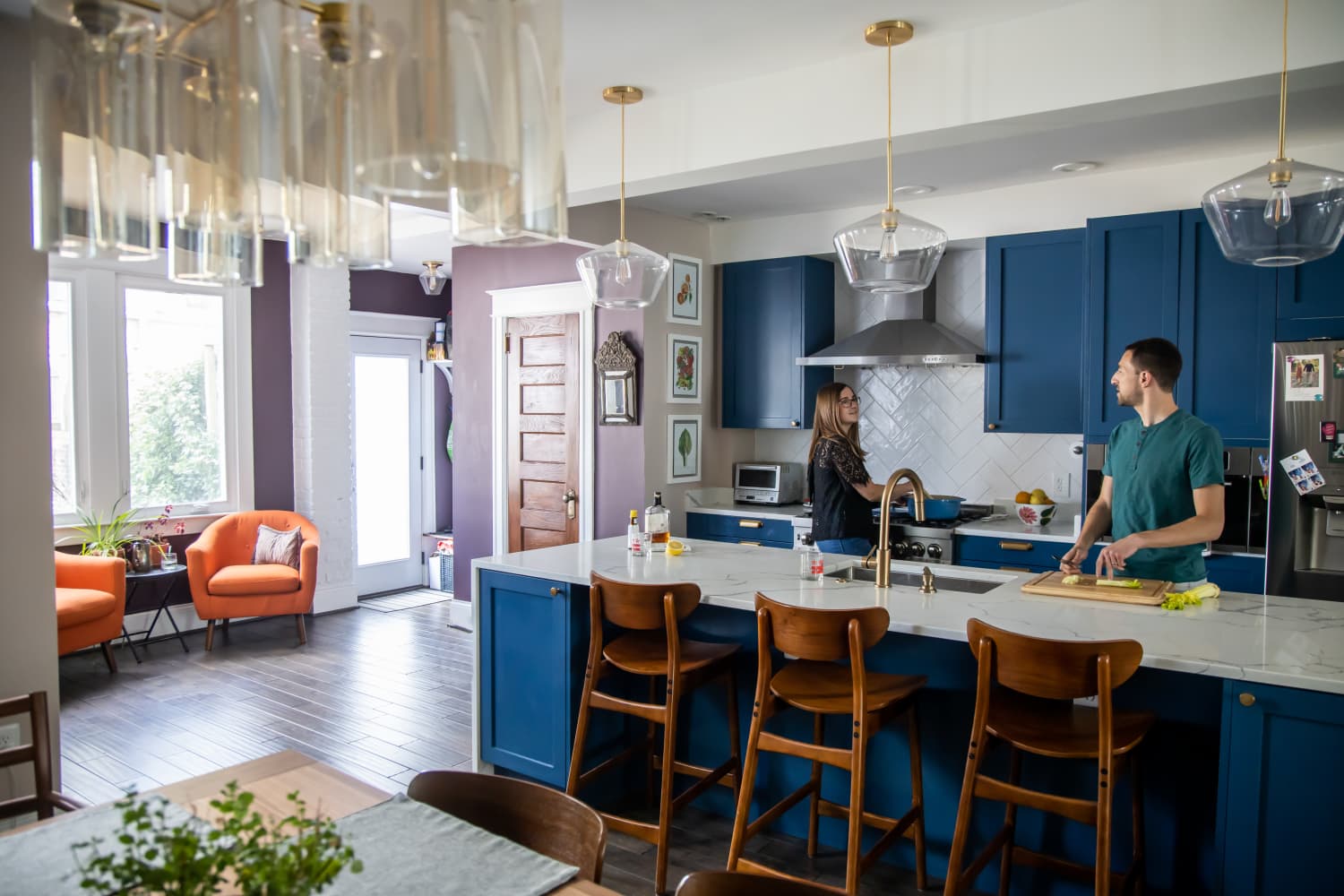 Andrea Surette Renovation Galley Kitchen Turned Open Concept The Kitchn