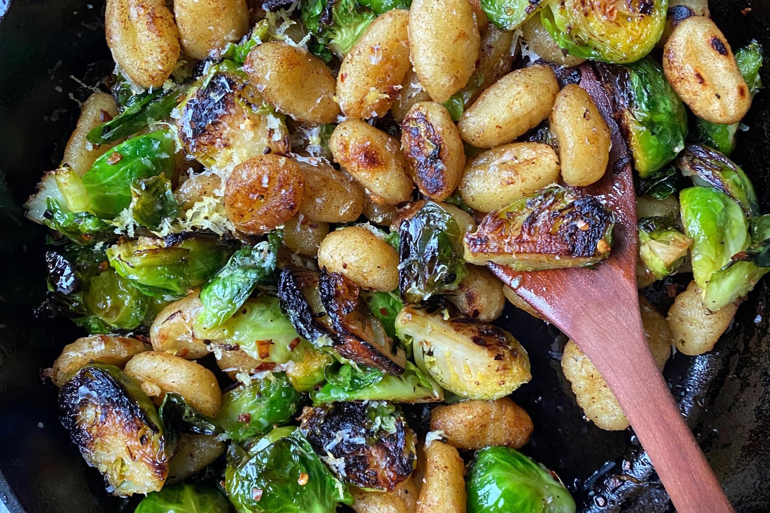 Crisp Gnocchi with Brussels Sprouts Brown Butter New York Times Review The Kitchn