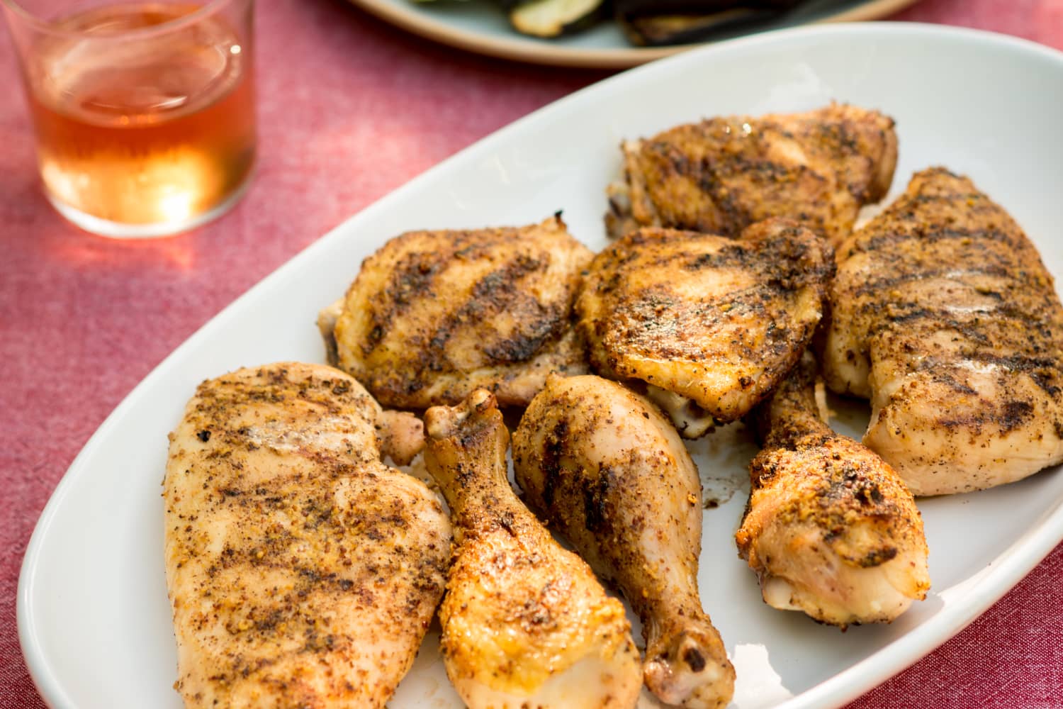 Bake chicken before grilling on sale