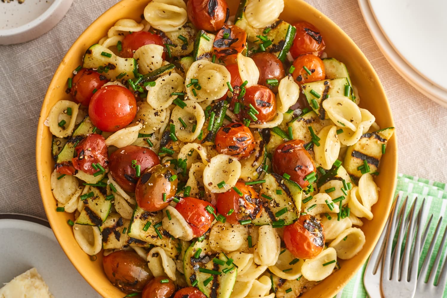 Tomato and zucchini sales pasta