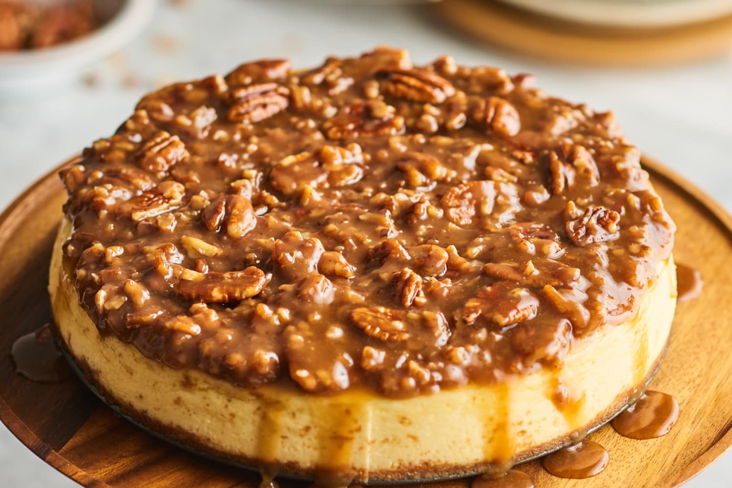 Pecan Pie Cheesecake Recipe (With Buttery Caramel Sauce) The Kitchn
