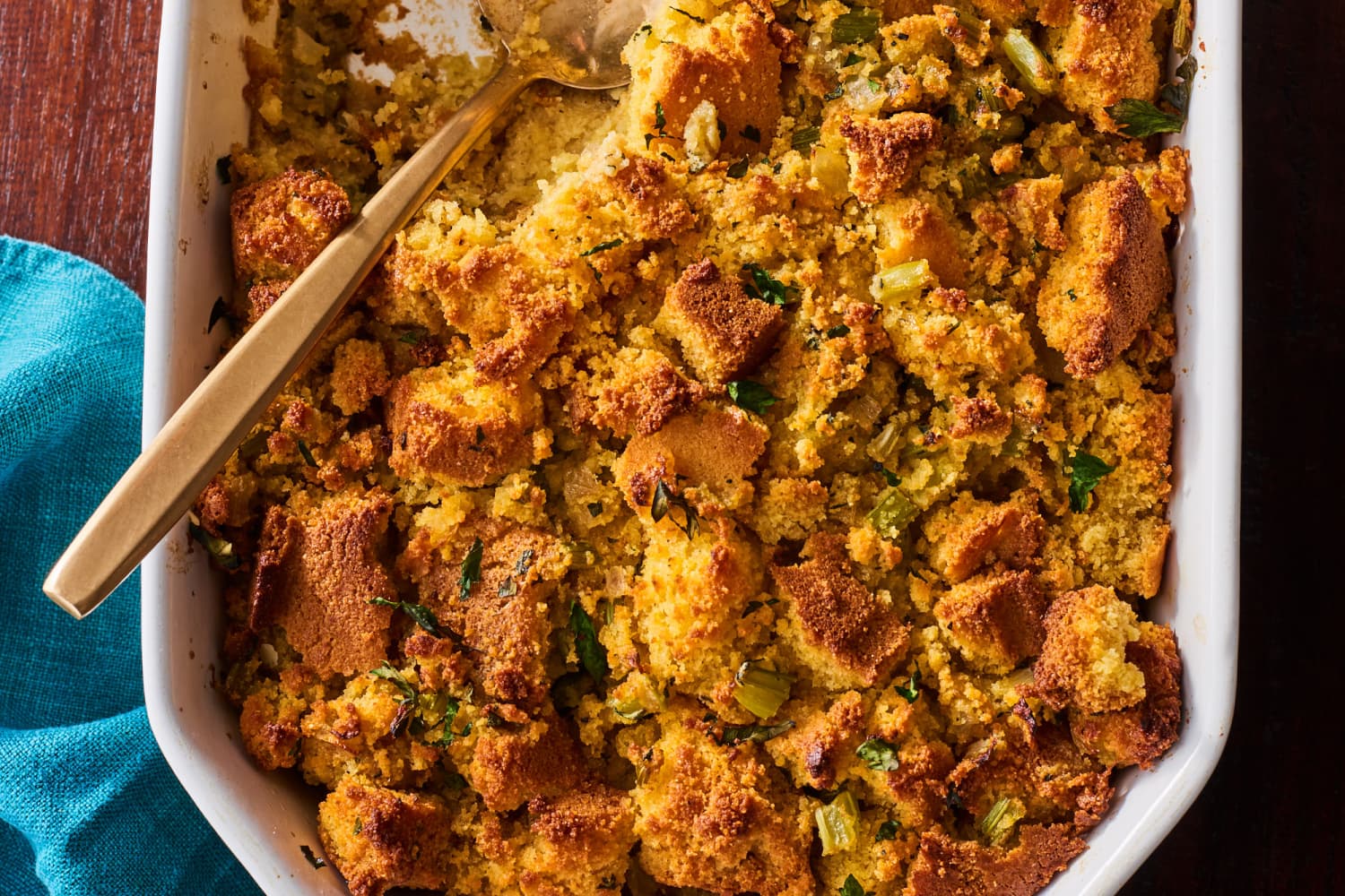 Classic Corn Bread Dressing The Kitchn