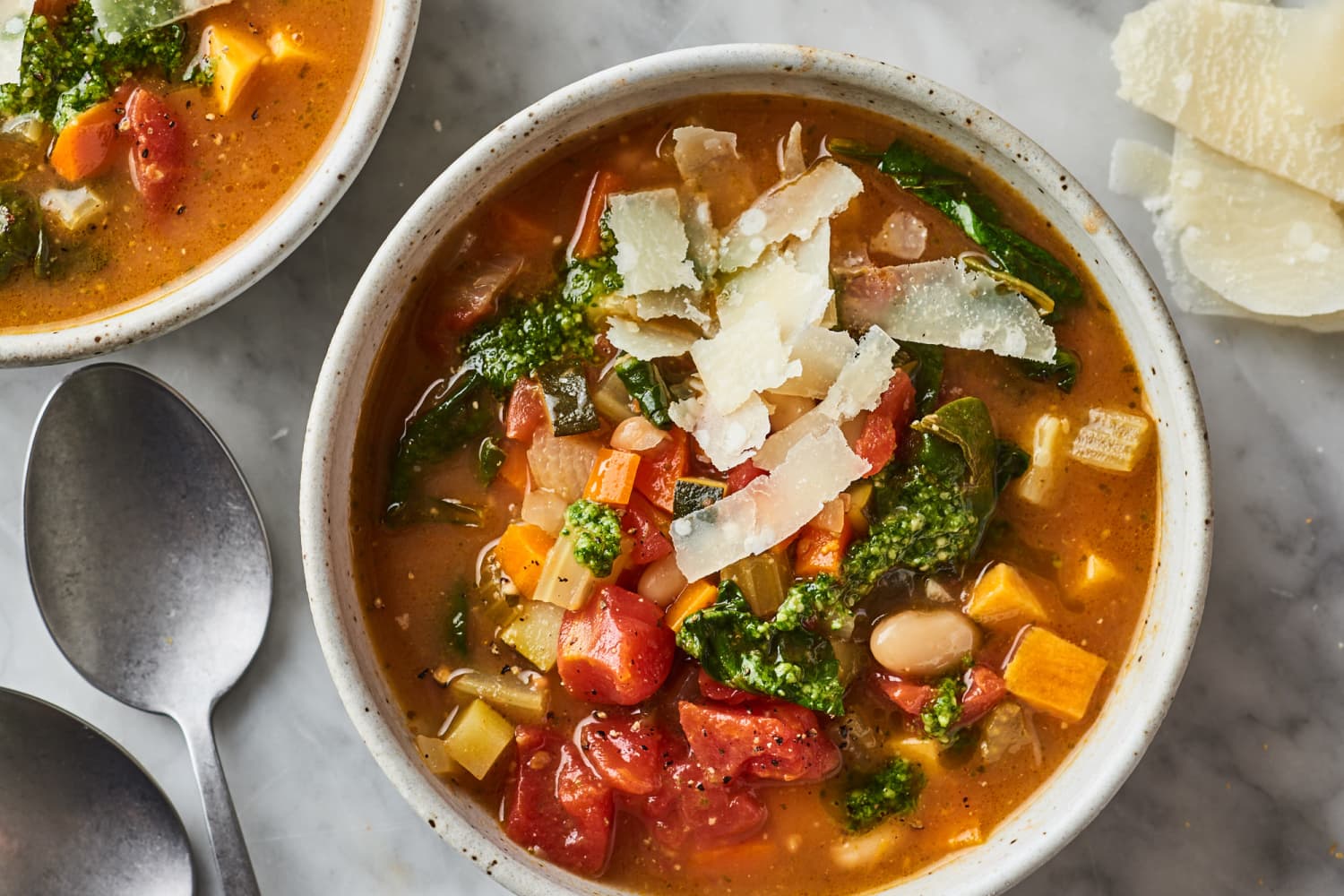 Minestrone soup calories clearance