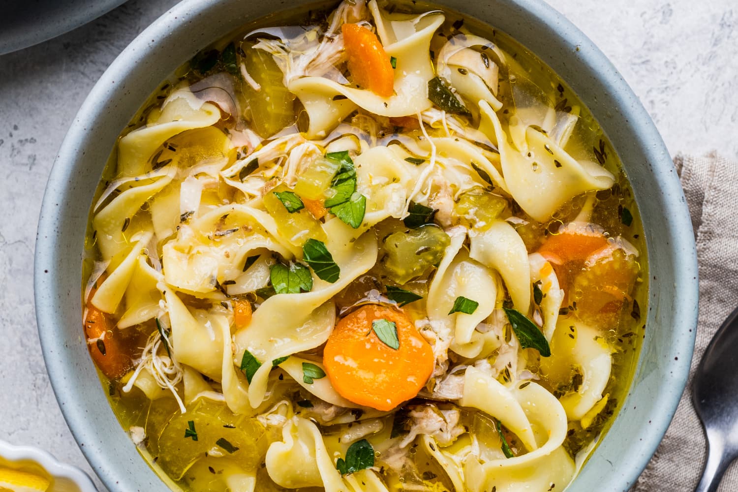 Instant pot chicken deals thigh noodle soup