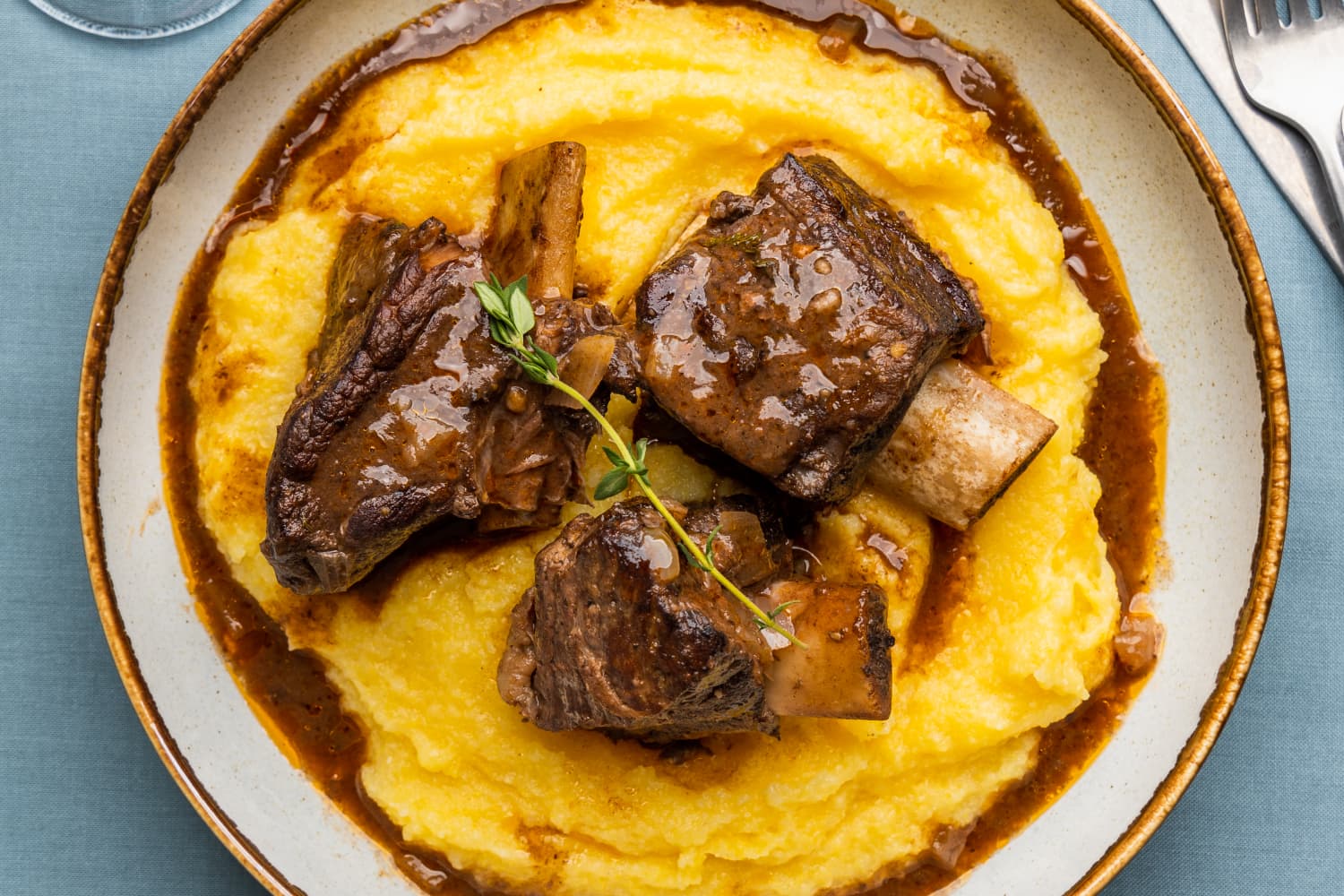 Slow Cooker Red Wine Braised Short Ribs