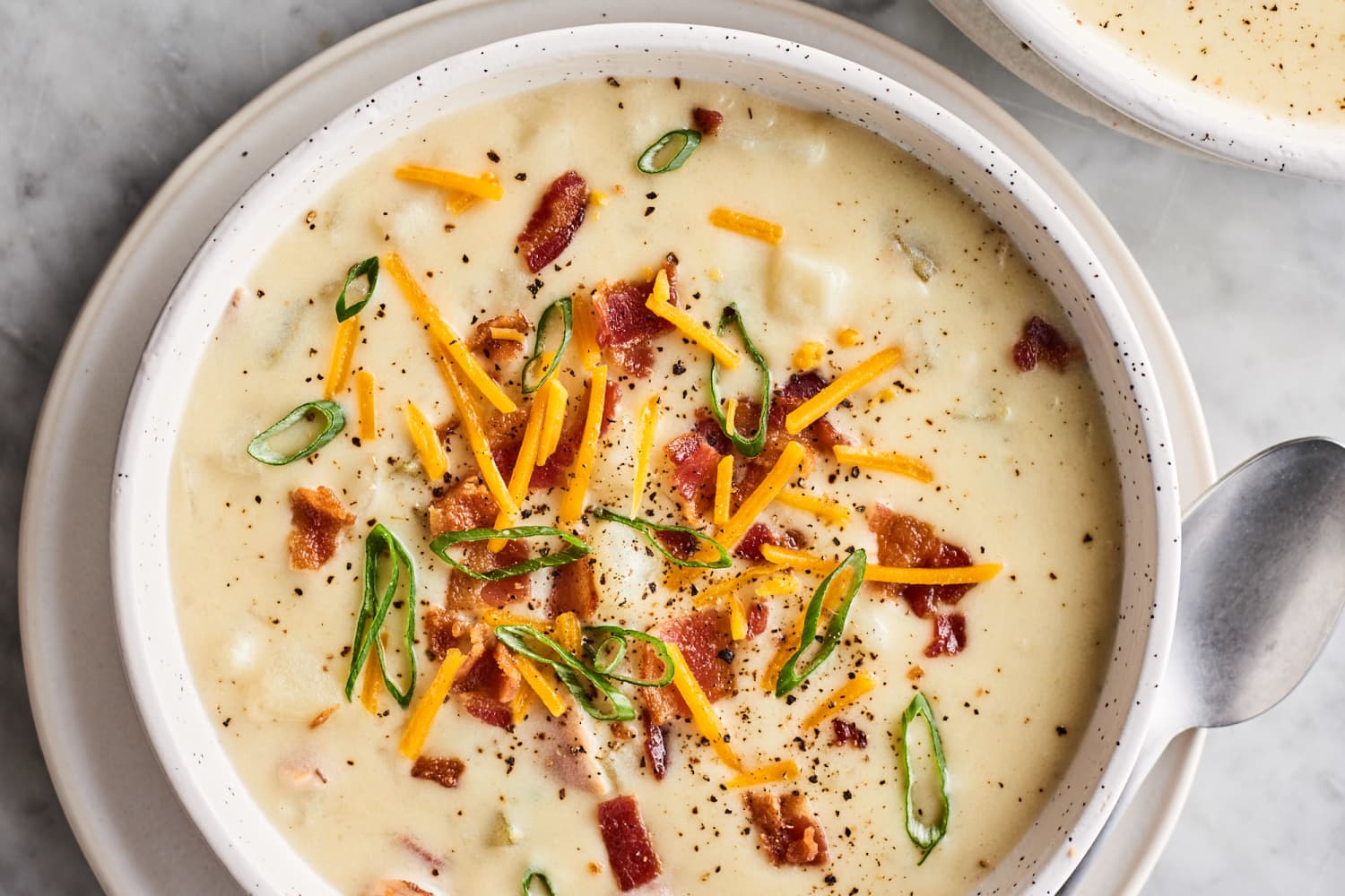 This Instant Pot Potato Soup Is Easy, Creamy, and Loaded with Bacon Cubby