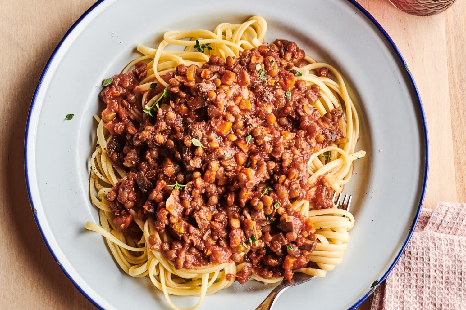 Slow Cooker Lentil and Mushroom Bolognese The Kitchn