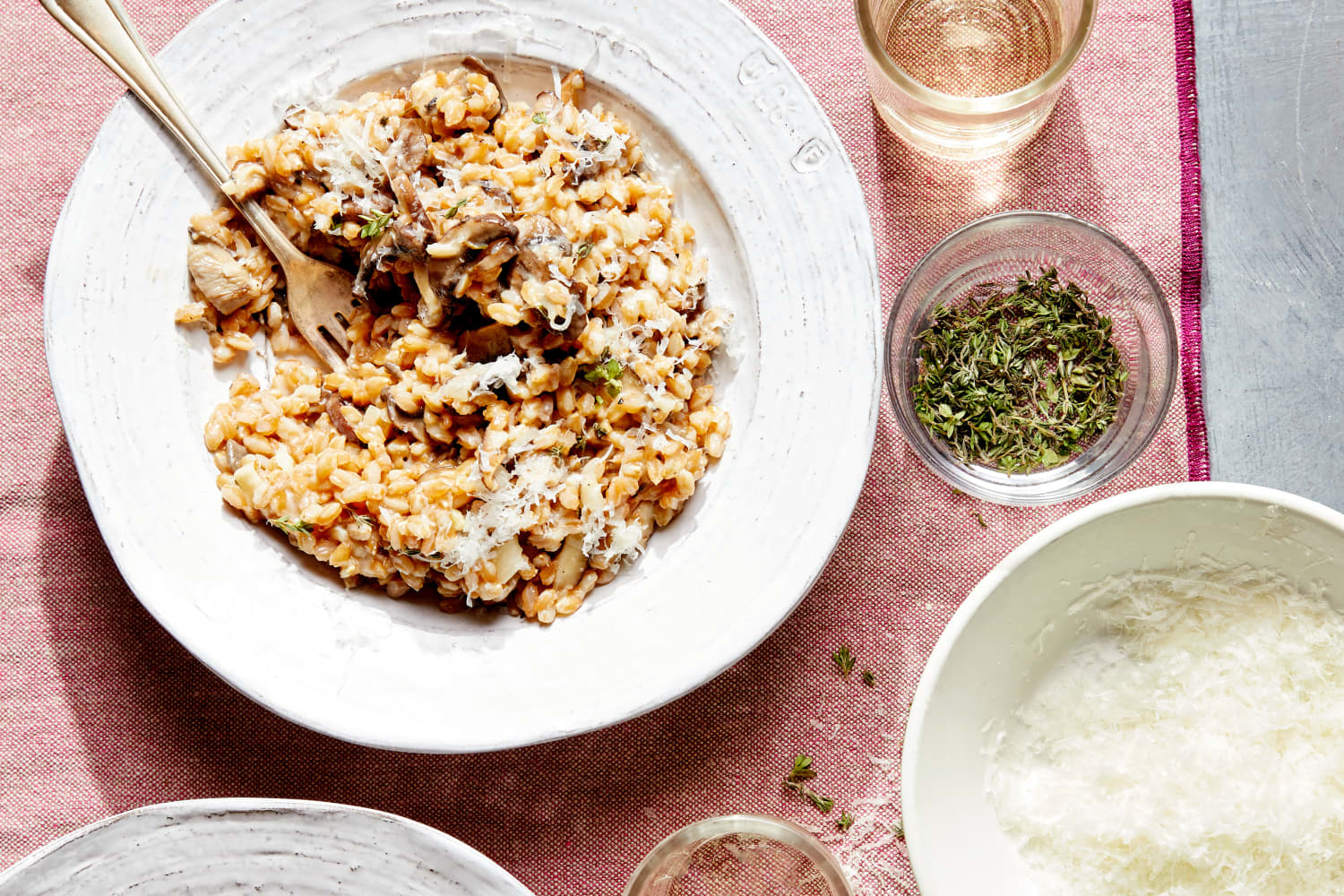 Roasted Mixed Mushroom and Garlic Farrotto The Kitchn