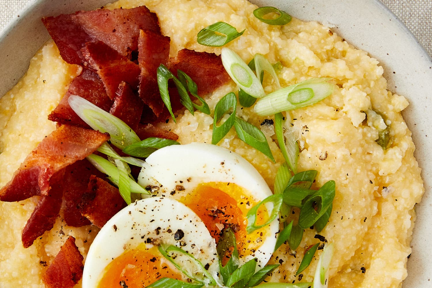 Cheese Grits Recipe (with Jalapeño and Jammy Eggs & Bacon) The Kitchn