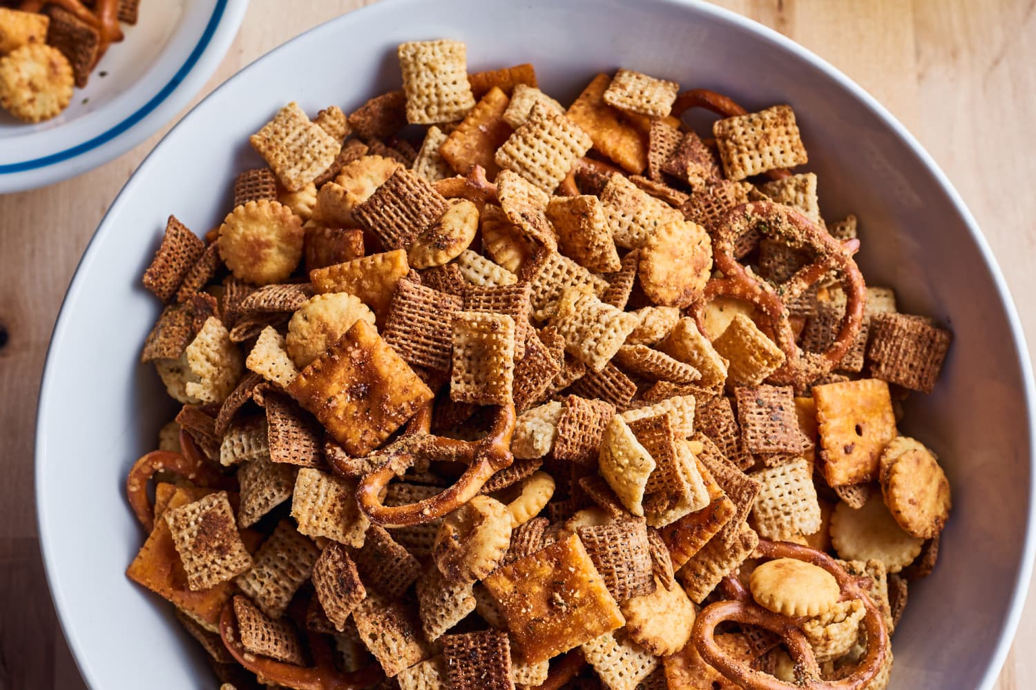 Recipe mix chex sweet salty party snack nuts wonkywonderful favorite combines maple surprise tastier glazed ingredients got just