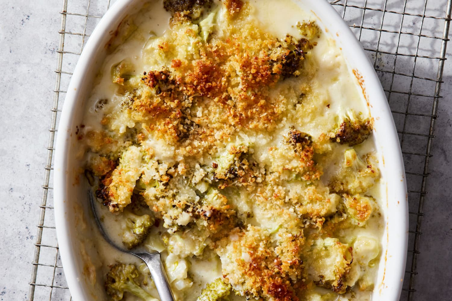 Broccoli au Gratin Recipe (with Cheddar and Parmesan) The Kitchn