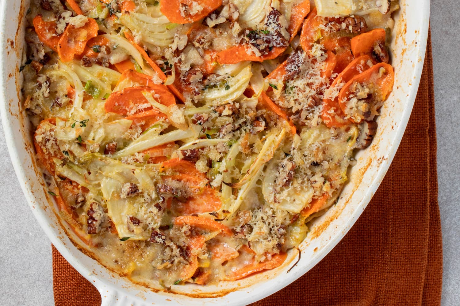 Fennel, Carrot, and Leek Gratin Recipe The Kitchn