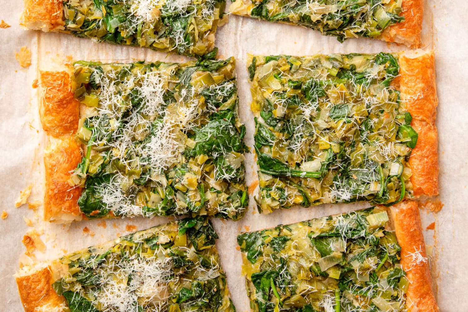 Caramelized Leek, Spinach, and Goat Cheese Tart Recipe The Kitchn
