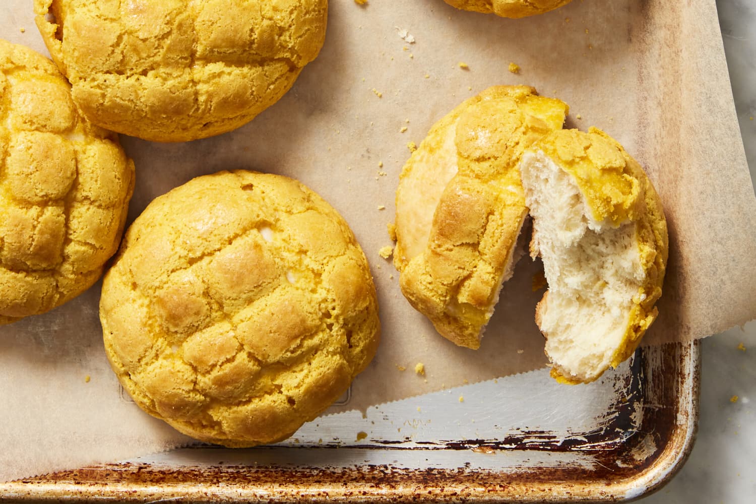 Pineapple Buns Recipe (StepbyStep) The Kitchn