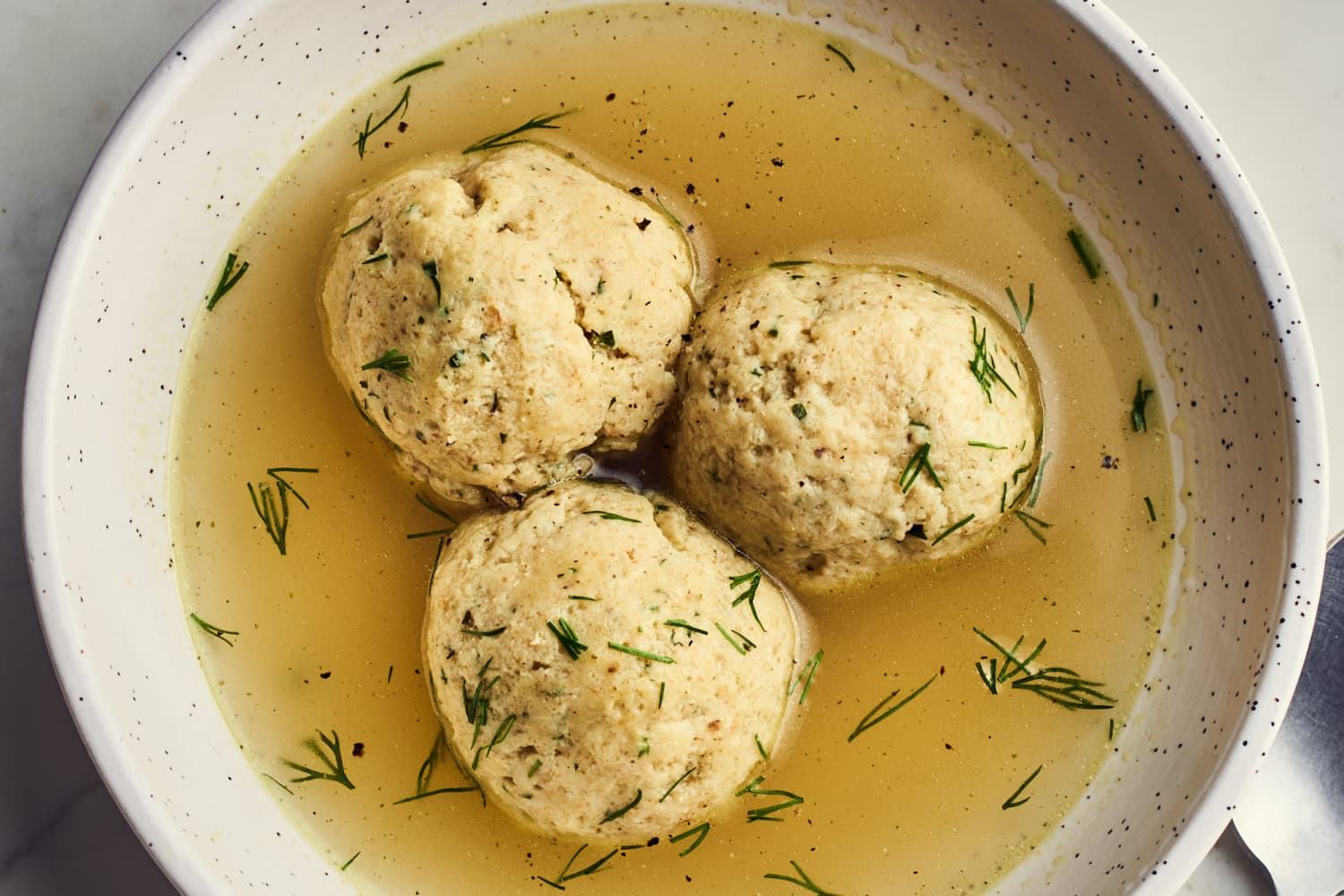 Instant Pot Chicken Soup with Herbed Matzo Balls