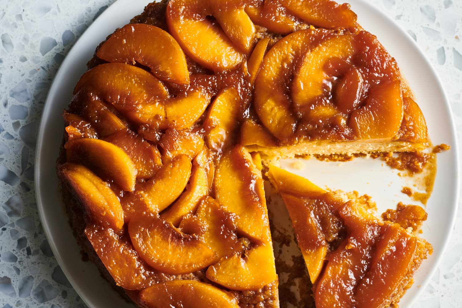 Peach Upside Down Cake Recipe (Light and Fluffy) The Kitchn