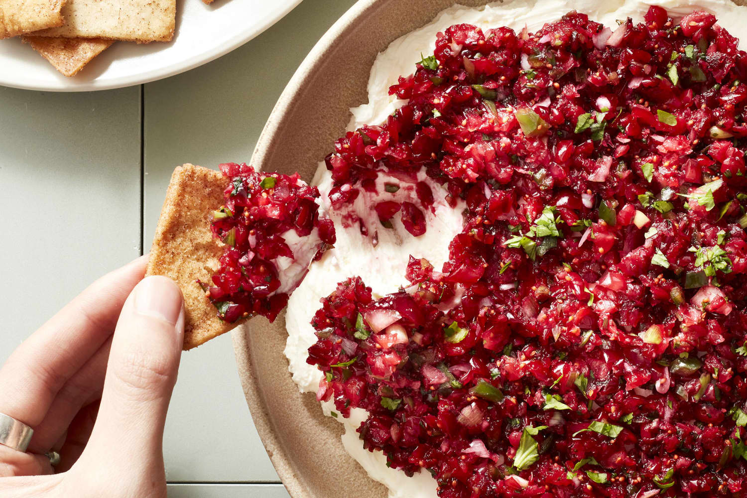 Cranberry Jalapeño Cream Cheese Dip Recipe | The Kitchn
