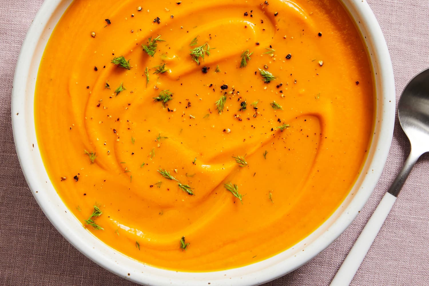 Creamy Carrot Soup (with Lemon and Dill) The Kitchn