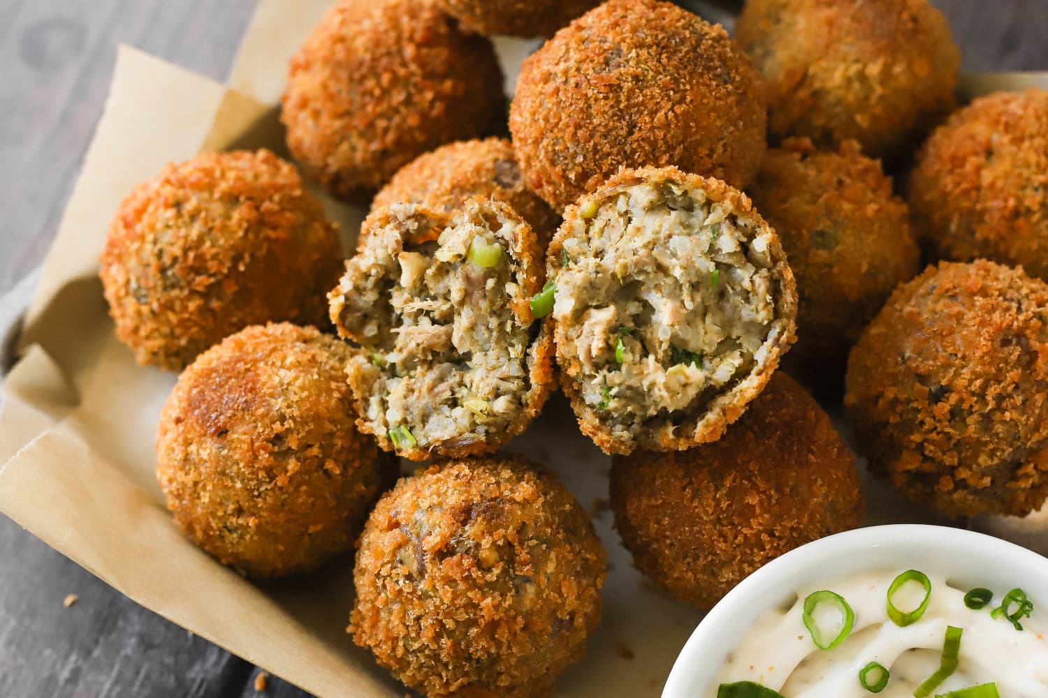 Boudin Balls Recipe (Fried, Cajun-Style, with Remoulade Sauce) | The Kitchn