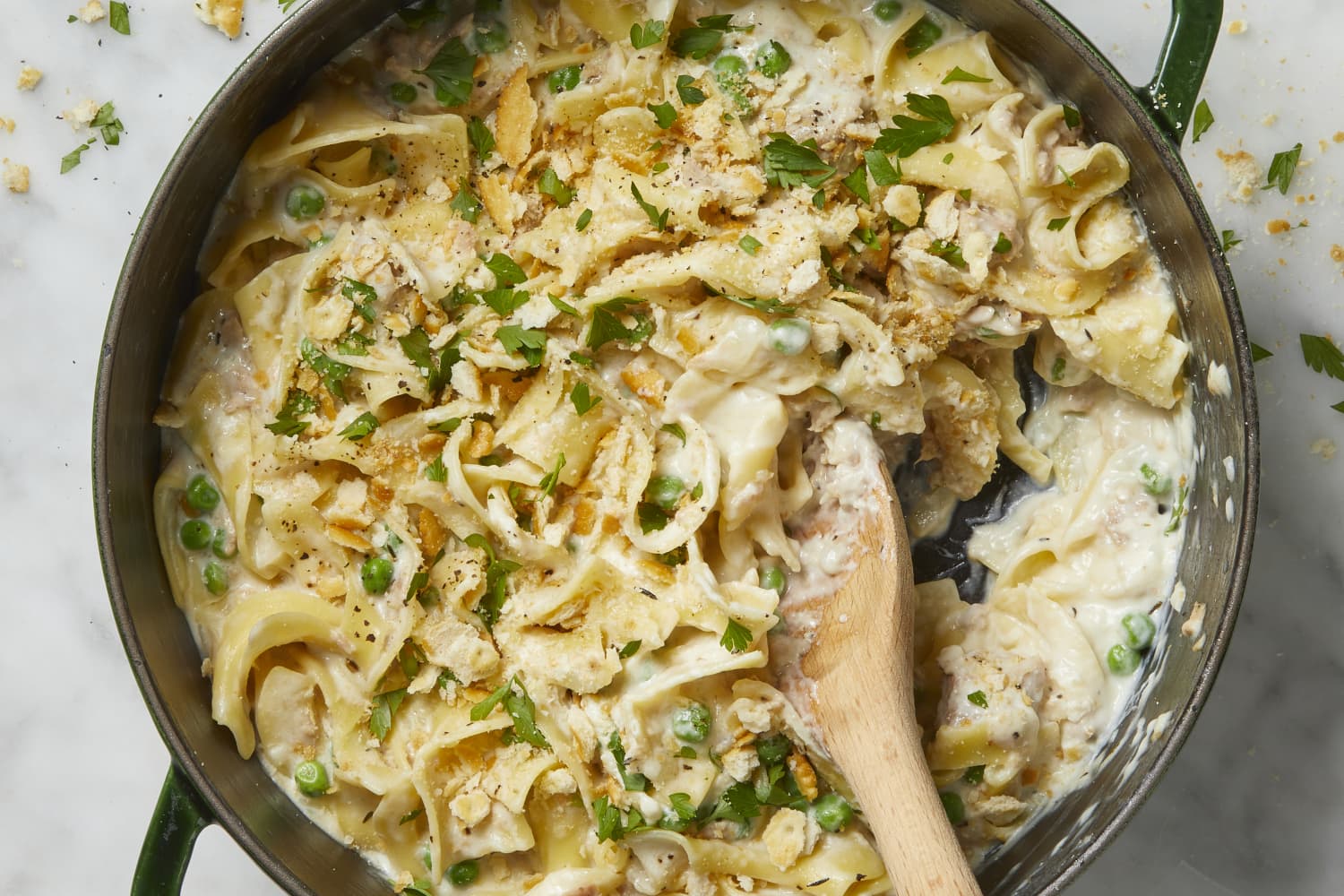 OnePot Creamy Tuna Noodle Casserole Recipe The Kitchn