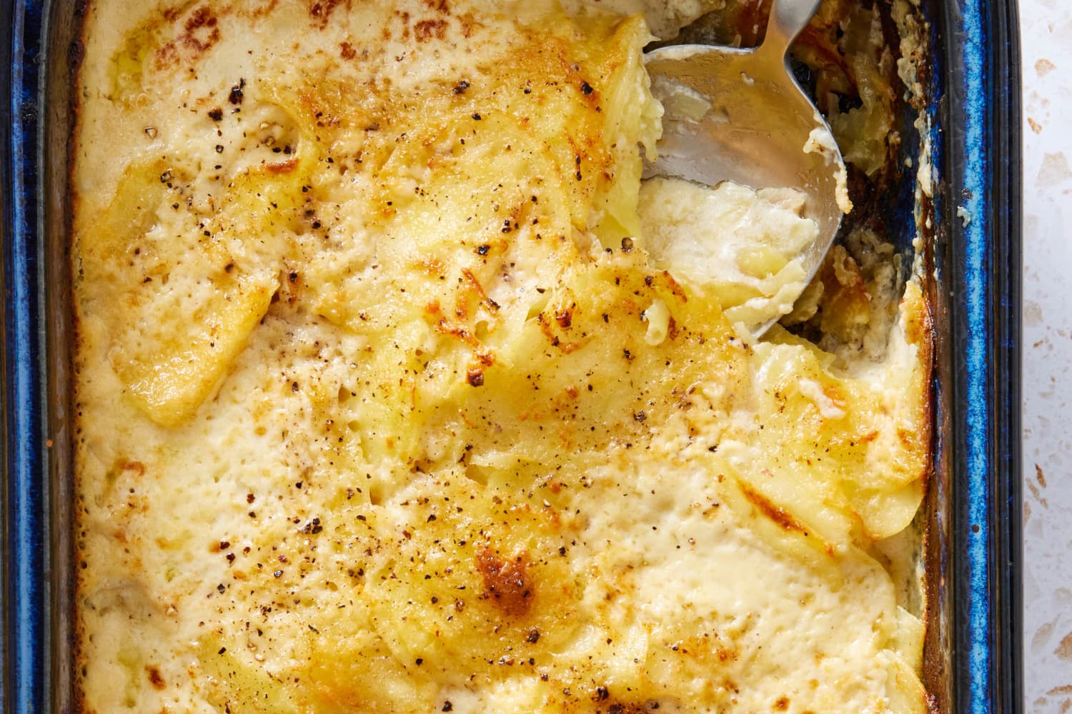 This Extra-Creamy Potato Casserole Wins the Award for Coziest Thanksgiving Side