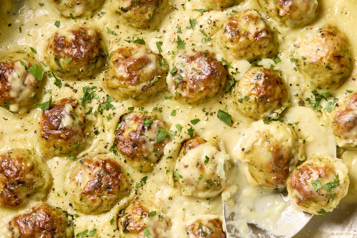 Lemon Pepper Chicken Meatballs Recipe The Kitchn