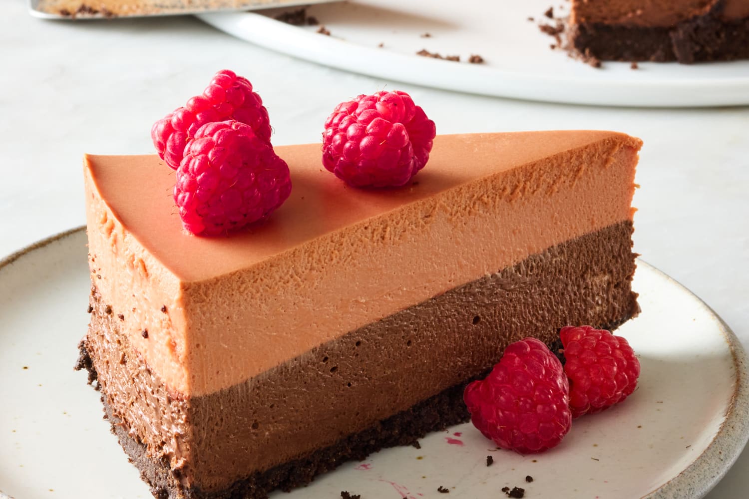 Triple Chocolate Mousse Cake Recipe (No Eggs) The Kitchn