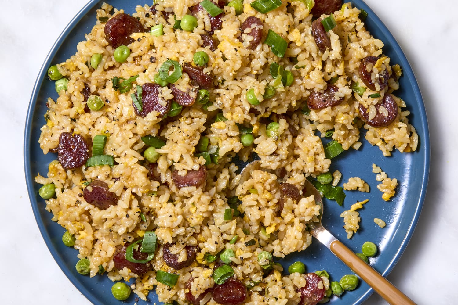 Chinese Sausage Fried Rice Recipe (Cooks in 10 Minutes!) | The Kitchn